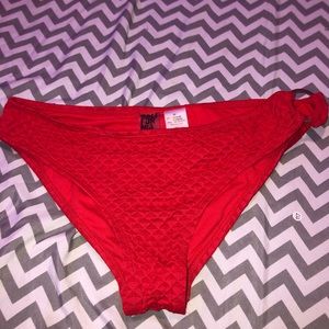 red swim bottoms
